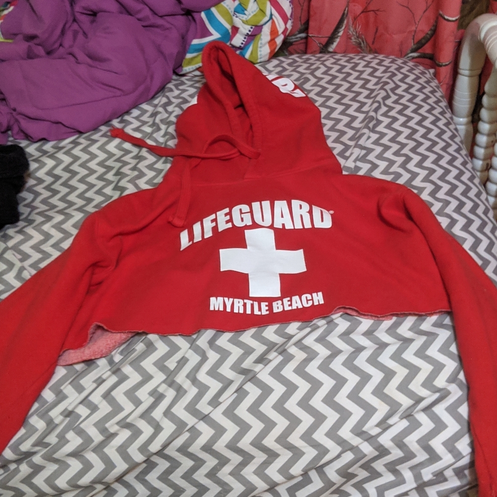 Crop top hoodie